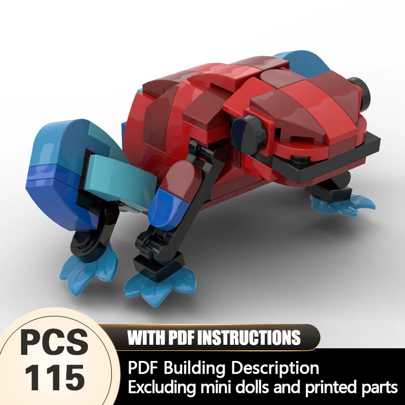 Creators Animal Series Model MOC Building Bricks Dendrobatidae Modular Technology Gifts Holiday Assemble Children Toys Suit
Creators Animal Series Model MOC Building Bricks Dendrobatidae Modular Technology Gifts Holiday Assemble Children Toys Suit