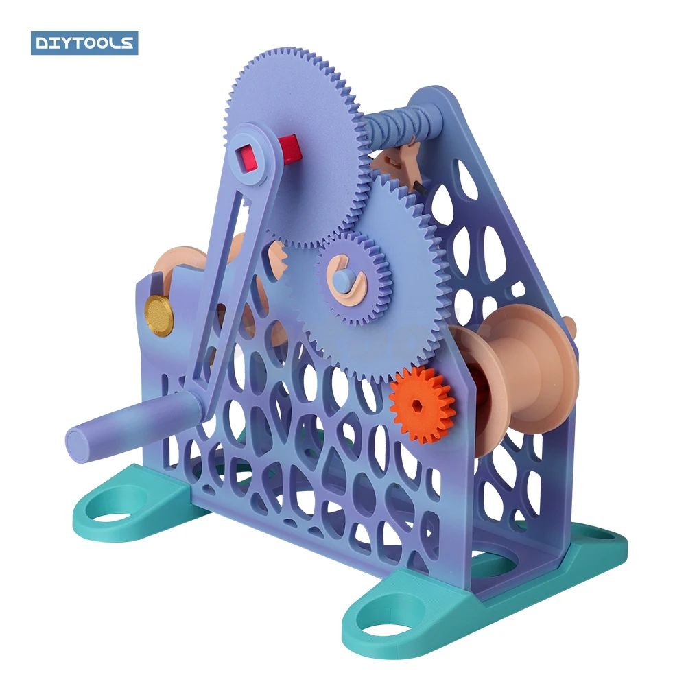 Compact Portable Hand-Cranked 3D Filament Winder - Spool Wrapping Tool for 3D Printing Supplies
Compact Portable Hand-Cranked 3D Filament Winder - Spool Wrapping Tool for 3D Printing Supplies