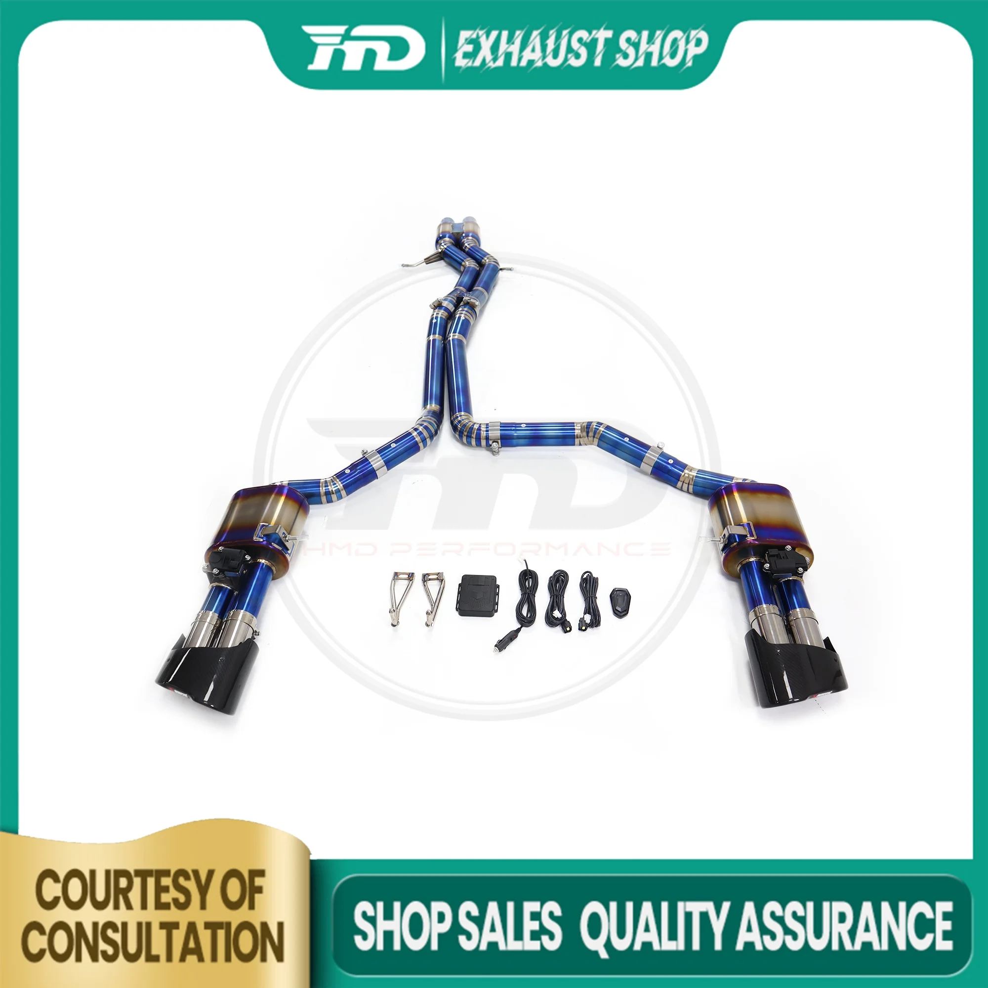 High Quality Catback For AUDI S6 S7 C7 4.0T Titanium Alloy Exhaust System Electronic Valve Muffler Tips Non-destructive HMD
High Quality Catback For AUDI S6 S7 C7 4.0T Titanium Alloy Exhaust System Electronic Valve Muffler Tips Non-destructive HMD