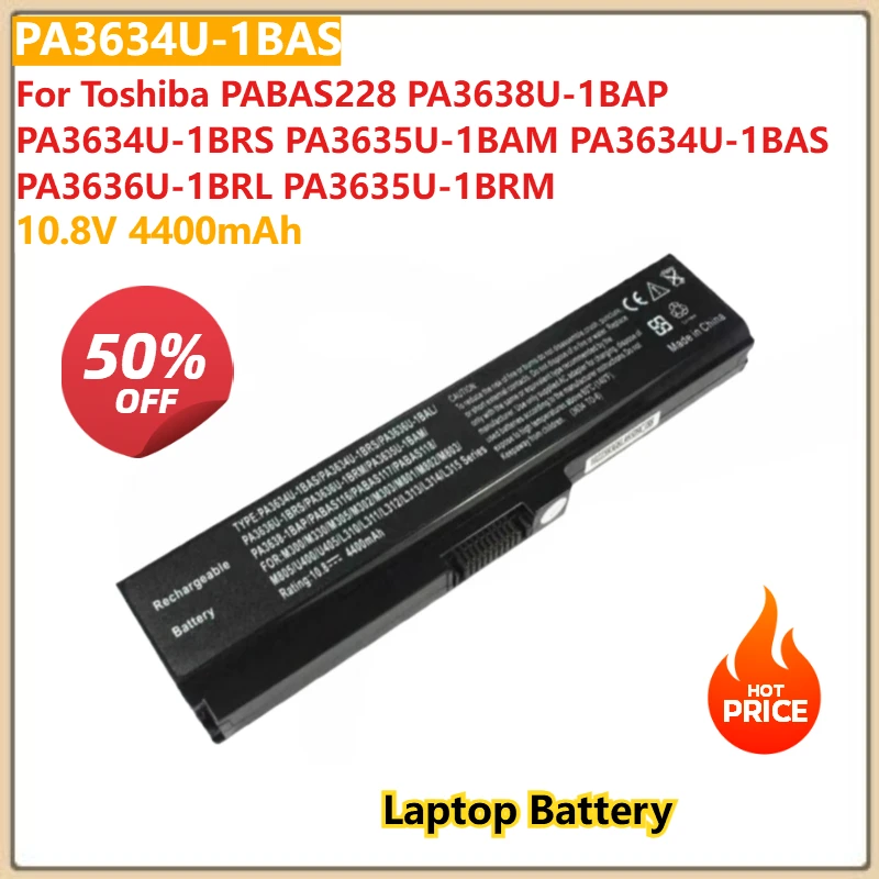 Аккумулятор для ноутбука Toshiba PABAS228 PA3638U-1BAP PA3634U-1BRS PA3635U-1BAM PA3634U-1BAS PA3636U-1BRL PA3635U-1BRM 10,8 В 4400 мАч
Аккумулятор для ноутбука Toshiba PABAS228 PA3638U-1BAP PA3634U-1BRS PA3635U-1BAM PA3634U-1BAS PA3636U-1BRL PA3635U-1BRM 10,8 В 4400 мАч