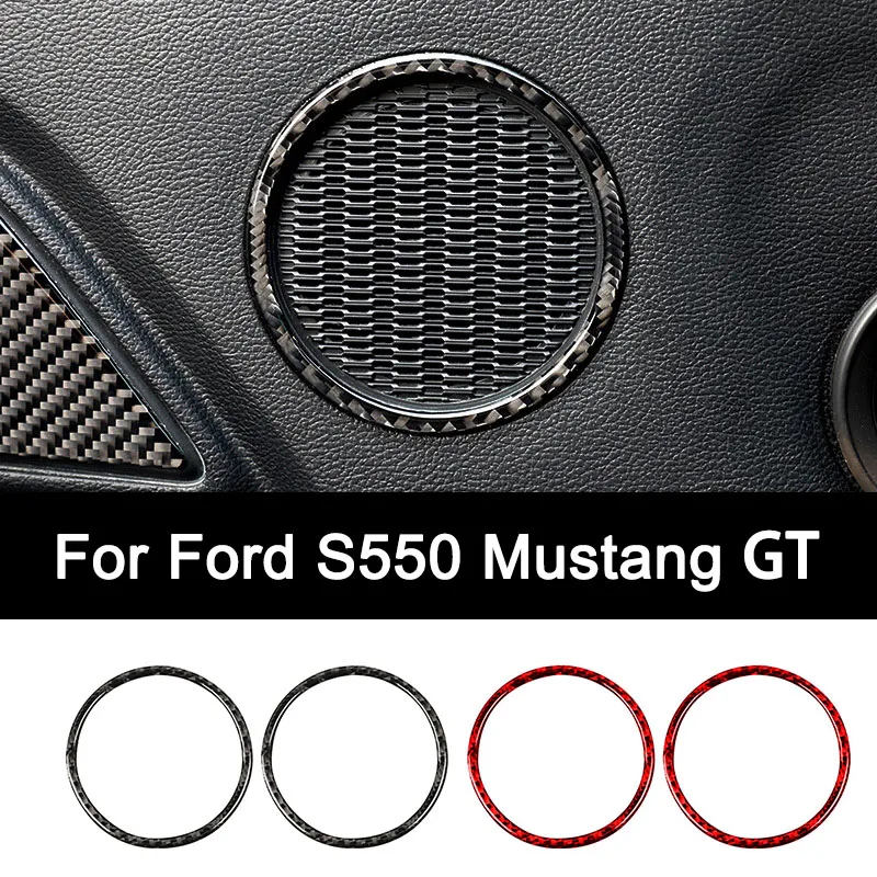 For Ford S550 Mustang GT 2015-2021 YEAR Carbon Fiber Interior Auto Door Audio Speaker Sticker Interior Modification Accessories
For Ford S550 Mustang GT 2015-2021 YEAR Carbon Fiber Interior Auto Door Audio Speaker Sticker Interior Modification Accessories