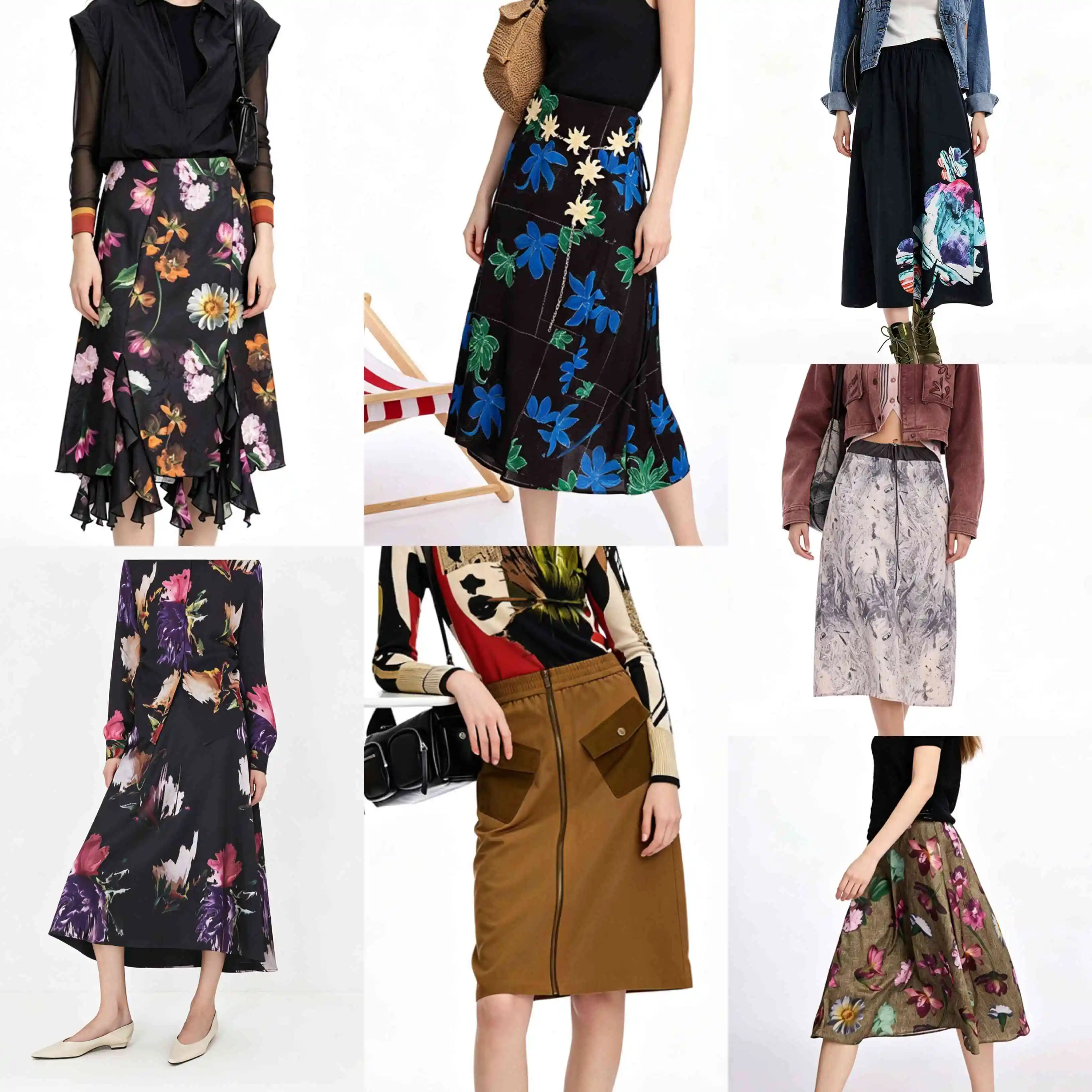 2026 Foreign Trade Spain Original Single Women's Half Skirt Abstract Flower Print Splicing Waist Skirt New Product
2026 Foreign Trade Spain Original Single Women's Half Skirt Abstract Flower Print Splicing Waist Skirt New Product