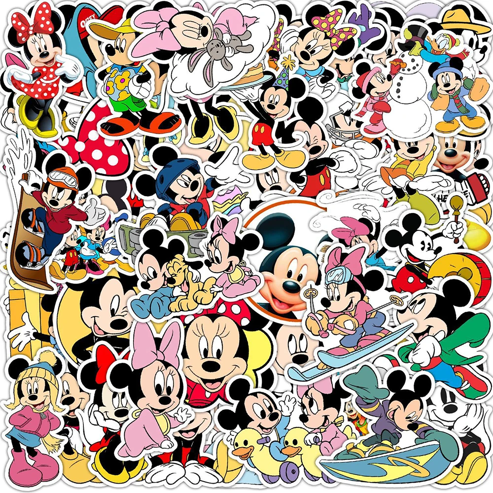 10/30/50pcs Disney Mickey Mouse Mix Cartoon Stickers Cute Minnie Mouse Anime Sticker Luggage Guitar Phone Fun Graffiti Decal Kid
10/30/50pcs Disney Mickey Mouse Mix Cartoon Stickers Cute Minnie Mouse Anime Sticker Luggage Guitar Phone Fun Graffiti Decal Kid