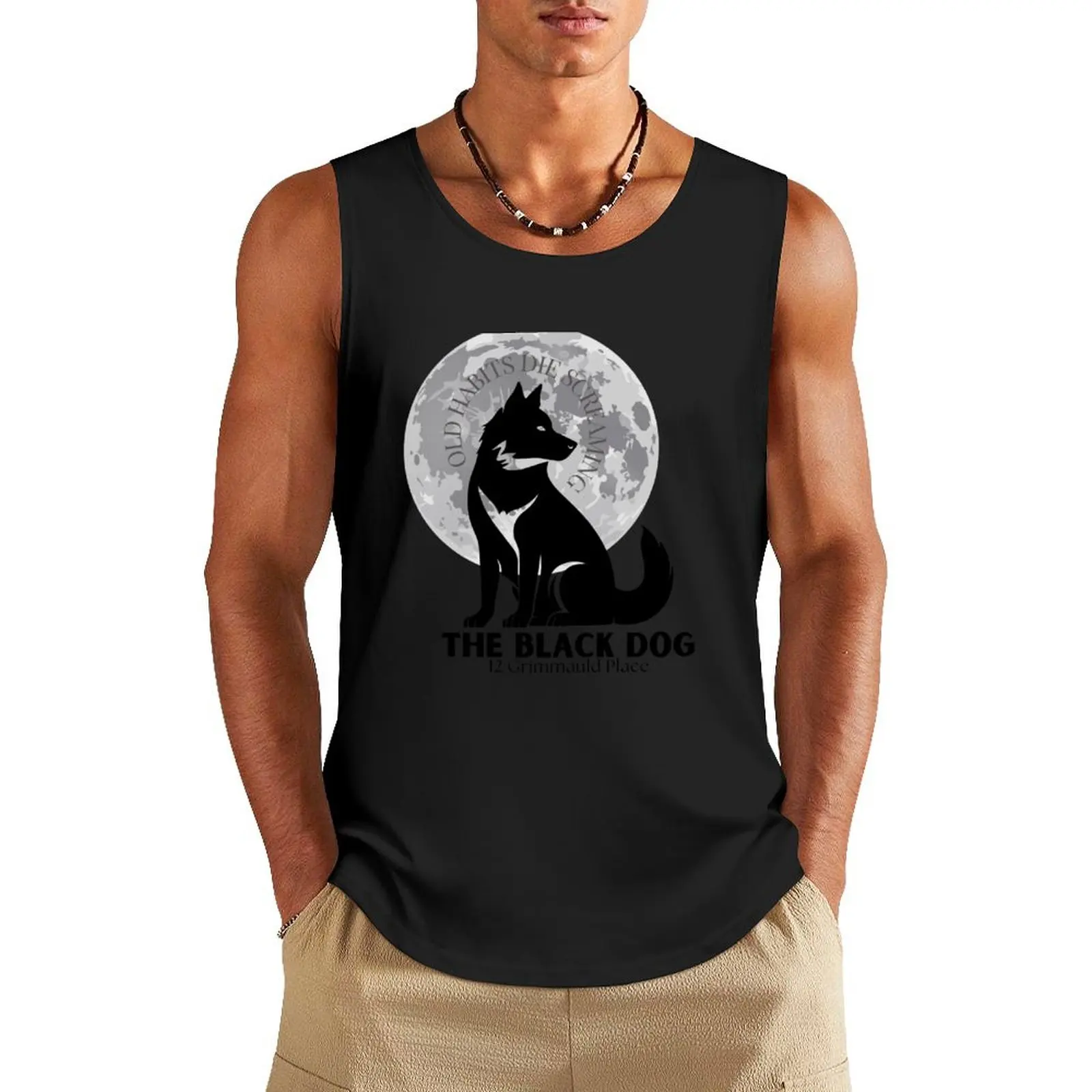 The Black Dog Tank Top Short sleeve man vest gym Men's t-shirts bodybuilding man
The Black Dog Tank Top Short sleeve man vest gym Men's t-shirts bodybuilding man