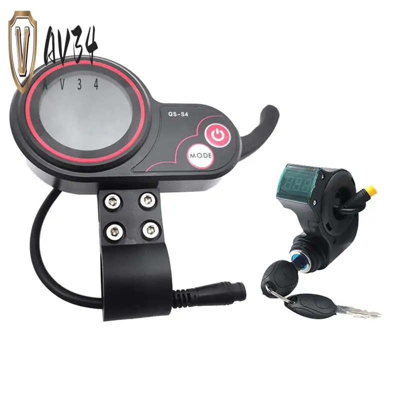 AV34-QS-S4 72V Thumb Throttle LCD Display Meter+3PIN Ignition Lock Key Only For Zero 11X Electric Scooter 6PIN Display Accessori
AV34-QS-S4 72V Thumb Throttle LCD Display Meter+3PIN Ignition Lock Key Only For Zero 11X Electric Scooter 6PIN Display Accessori