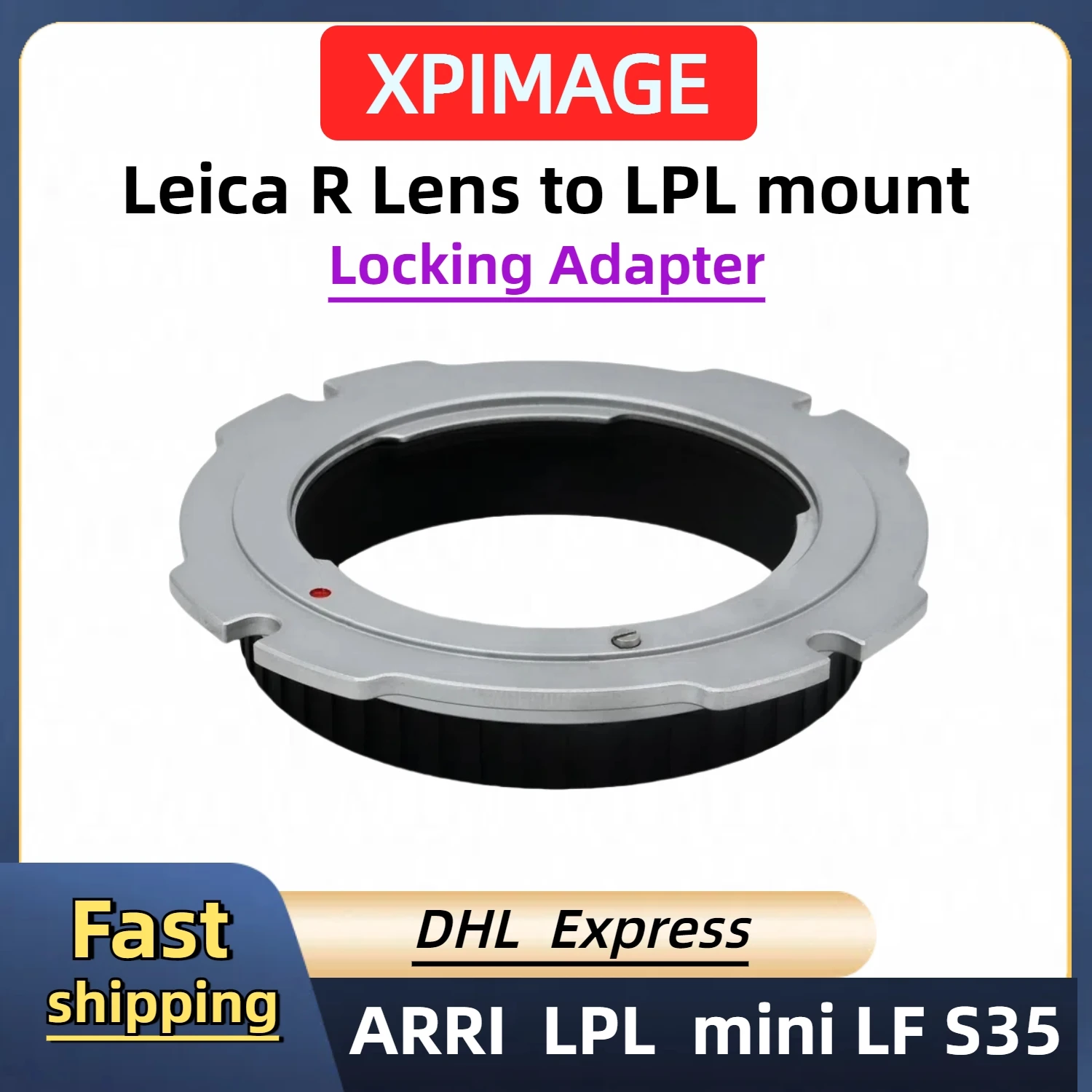 XPIMAGE R-LPL for Leica R Lens to LPL mount Adapter mini LF ALEXA S35 R to LPL Adapter XPIMAGE Change Adapter Leica R-LPL mount
XPIMAGE R-LPL for Leica R Lens to LPL mount Adapter mini LF ALEXA S35 R to LPL Adapter XPIMAGE Change Adapter Leica R-LPL mount