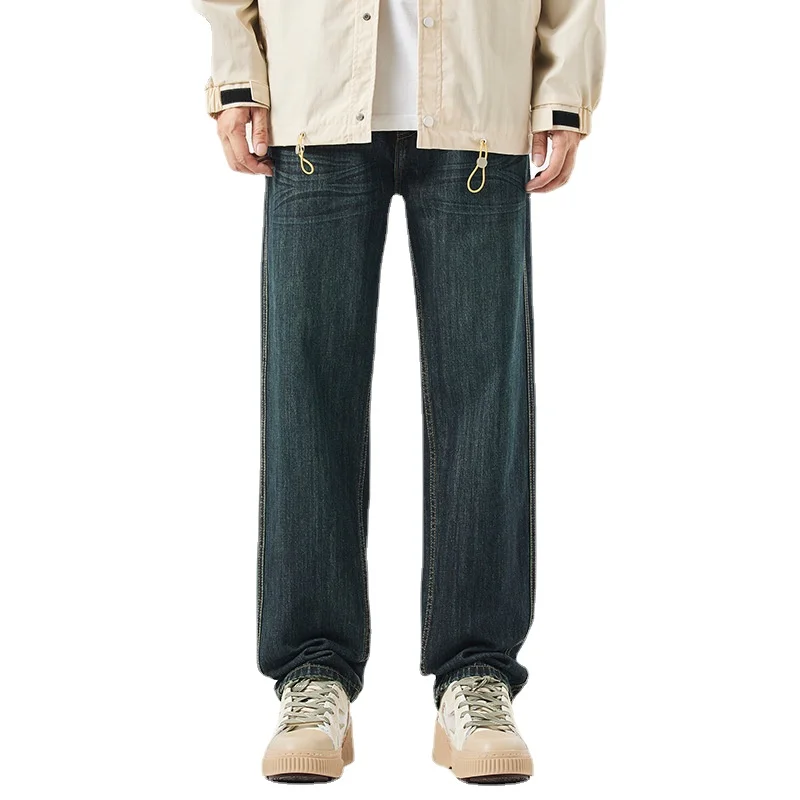 blue jeans for men's autumn and winter new loose fitting straight casual long pants wide leg jeans men clothing cargo pants
blue jeans for men's autumn and winter new loose fitting straight casual long pants wide leg jeans men clothing cargo pants