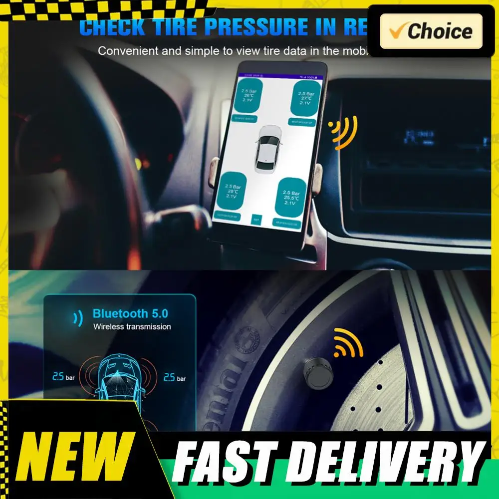 2/4PCS Car Tire Pressure Monitoring System Bluetooth 5.0 Sensors Motorcycle TPMS 0-100PSI Car Tire Pressure Monitoring System
2/4PCS Car Tire Pressure Monitoring System Bluetooth 5.0 Sensors Motorcycle TPMS 0-100PSI Car Tire Pressure Monitoring System