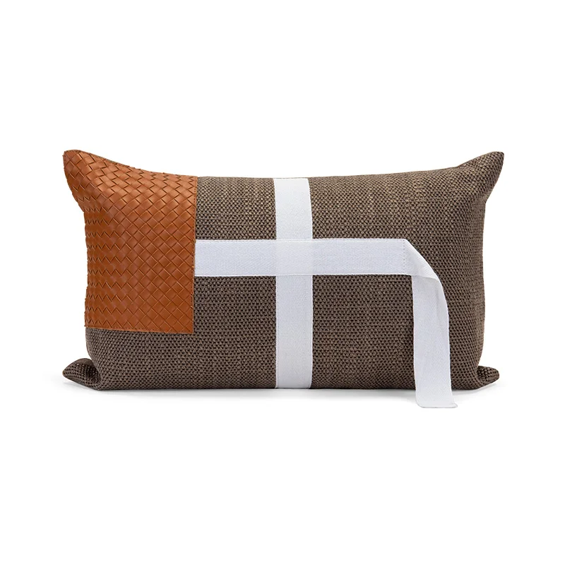 Brown Plaid Cushion Cover for Bedroom Chair Yellow Leather Cotton Patchwork Sofa Pillow Case Home Decor Throw Pillow Cover
Brown Plaid Cushion Cover for Bedroom Chair Yellow Leather Cotton Patchwork Sofa Pillow Case Home Decor Throw Pillow Cover