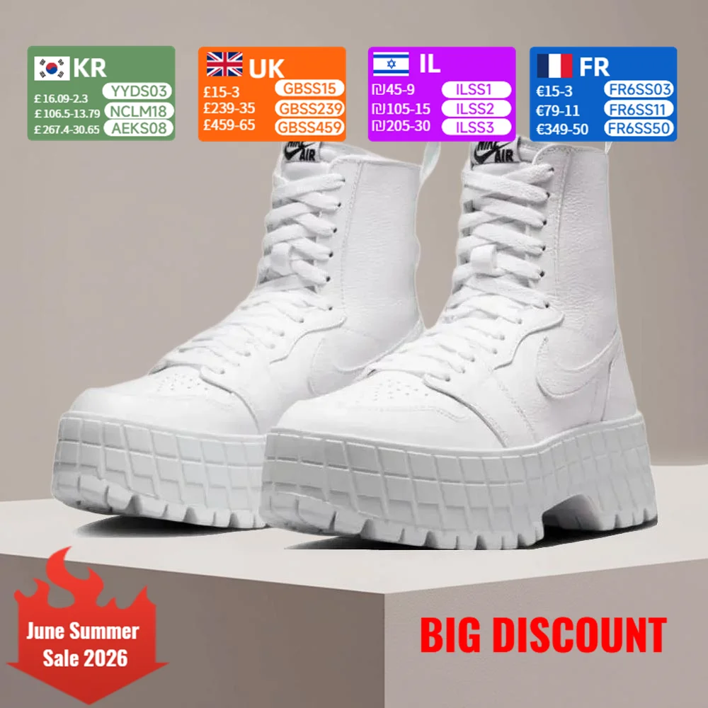 Nike Air Jordan Women's Sneakers: Stylish, Versatile, Retro, Non-Slip, Comfortable, and Durable Casual Sneakers FJ5737-111
Nike Air Jordan Women's Sneakers: Stylish, Versatile, Retro, Non-Slip, Comfortable, and Durable Casual Sneakers FJ5737-111