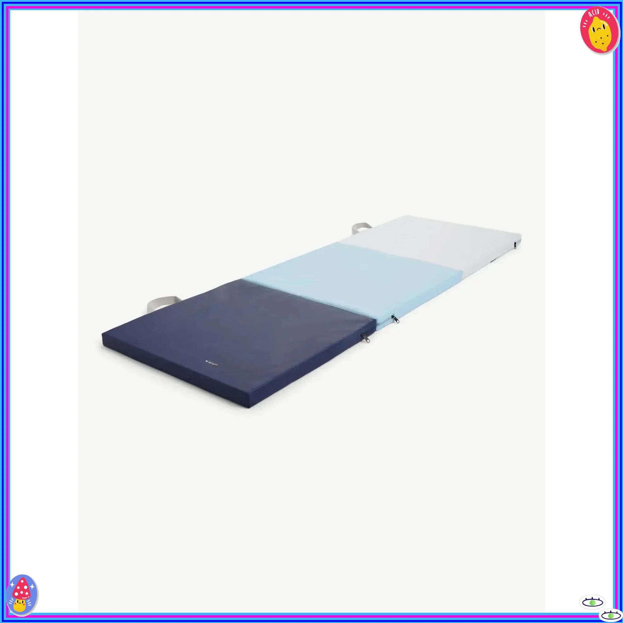 6-футовый 3-кратный гимнастический коврик с ручками для переноски, синий, толщина 1,5 дюйма, универсальный тренировочный коврик для домашнего спортзала
6-футовый 3-кратный гимнастический коврик с ручками для переноски, синий, толщина 1,5 дюйма, универсальный тренировочный коврик для домашнего спортзала