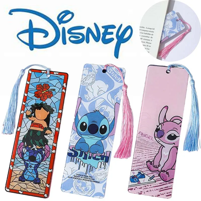 Disney Stitch Angel Acrylic Bookmark Creative Book Accessories Bookmark with Tassel Student Reading Mark Stationery Gifts New
Disney Stitch Angel Acrylic Bookmark Creative Book Accessories Bookmark with Tassel Student Reading Mark Stationery Gifts New