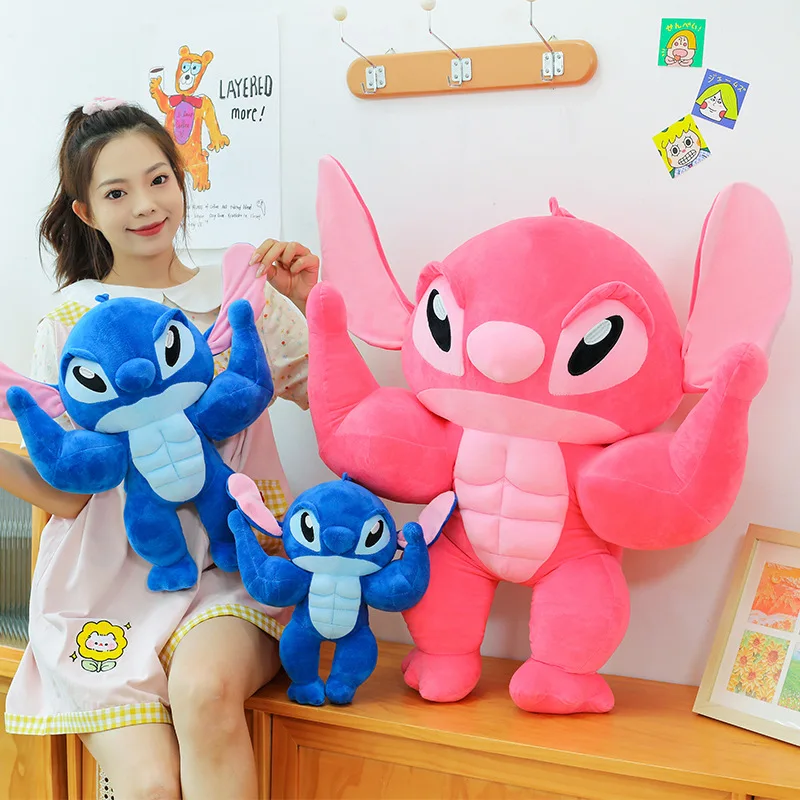 40-90cm Disney Lilo and Stitch Plush Stuffed Toys Anime Cartoon Muscle Stich Plushie Dolls Cute Pillow Children's Birthday Gift
40-90cm Disney Lilo and Stitch Plush Stuffed Toys Anime Cartoon Muscle Stich Plushie Dolls Cute Pillow Children's Birthday Gift