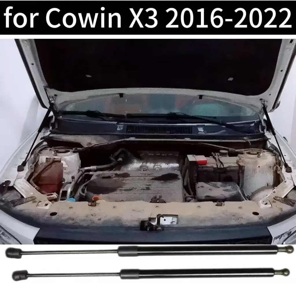 2PCS Front Hood Gas Struts for Cowin X3 2016-2022 Bonnet Lift Support Shock Absorber Damper
2PCS Front Hood Gas Struts for Cowin X3 2016-2022 Bonnet Lift Support Shock Absorber Damper