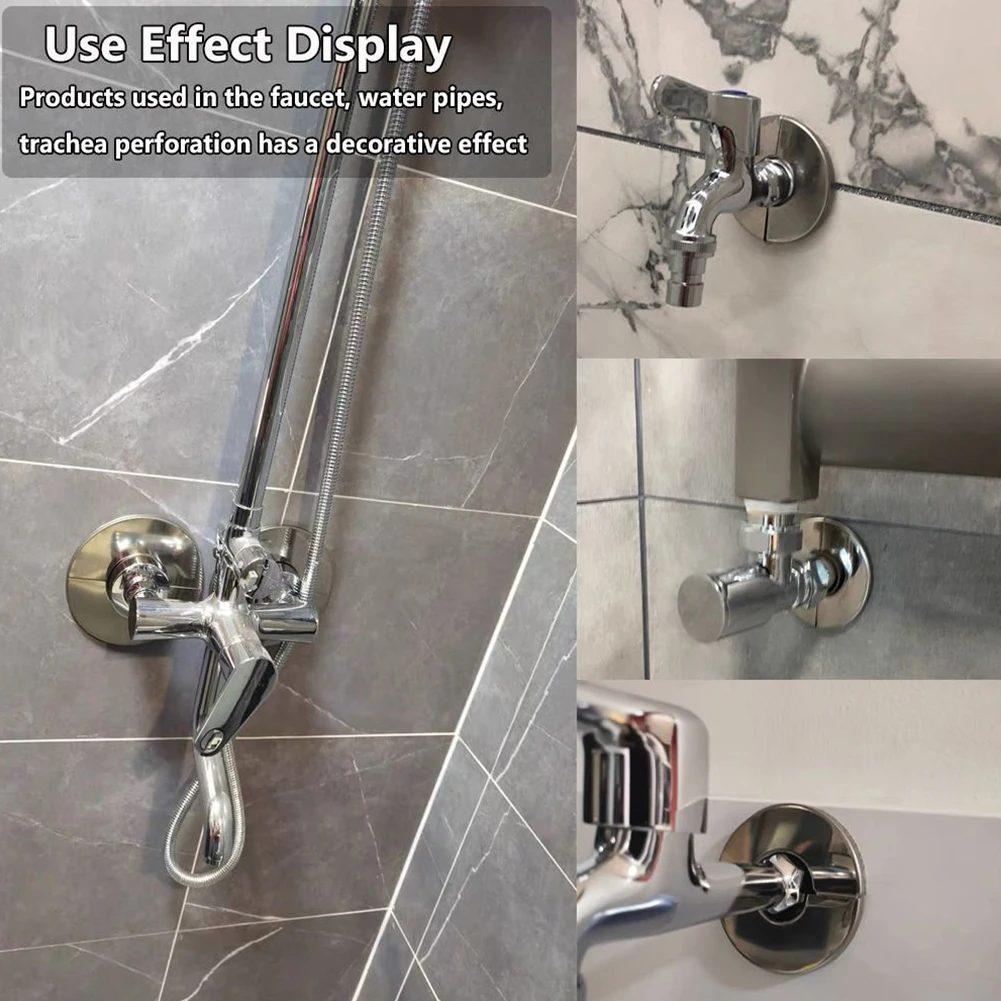 Cover Pipe Wall Covers Faucet Stainless Steel Decorative Cover Finish Beautify Water Pipe Wall Hole Bathroom Faucet Accessories
Cover Pipe Wall Covers Faucet Stainless Steel Decorative Cover Finish Beautify Water Pipe Wall Hole Bathroom Faucet Accessories