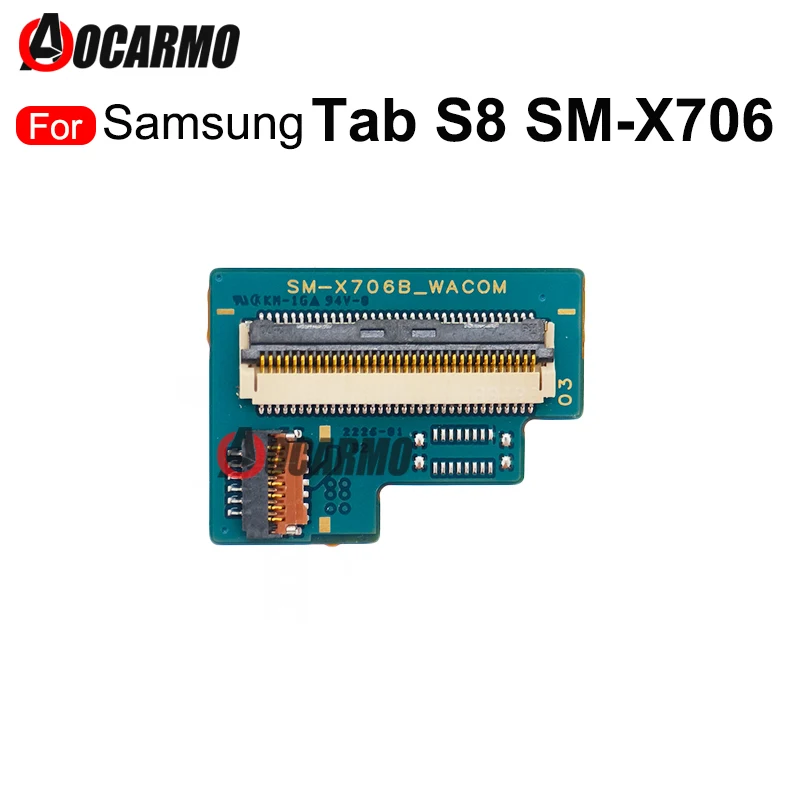 1Pcs For Samsung Galaxy Tab S8 x706 SM-X706B Touch Flex Connector Touch Board Flex Cable Replacement Part
1Pcs For Samsung Galaxy Tab S8 x706 SM-X706B Touch Flex Connector Touch Board Flex Cable Replacement Part