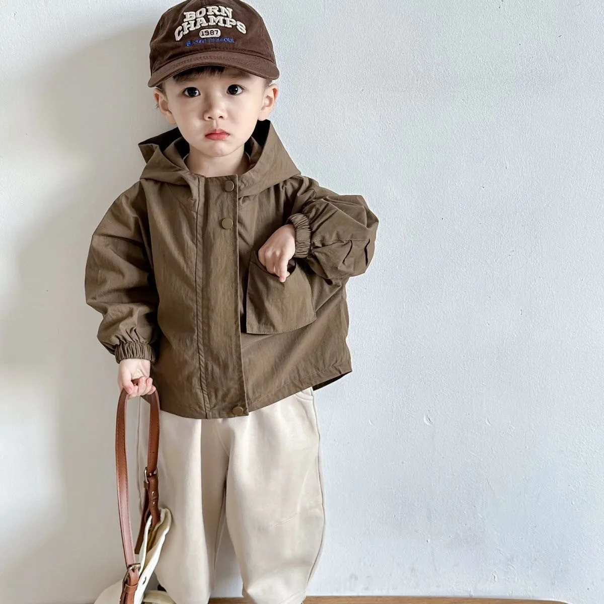 Unisex Children's Jacket Spring Autumn New Style Zipper Hooded Pure Color Trendy Coat for Boys And Girls
Unisex Children's Jacket Spring Autumn New Style Zipper Hooded Pure Color Trendy Coat for Boys And Girls