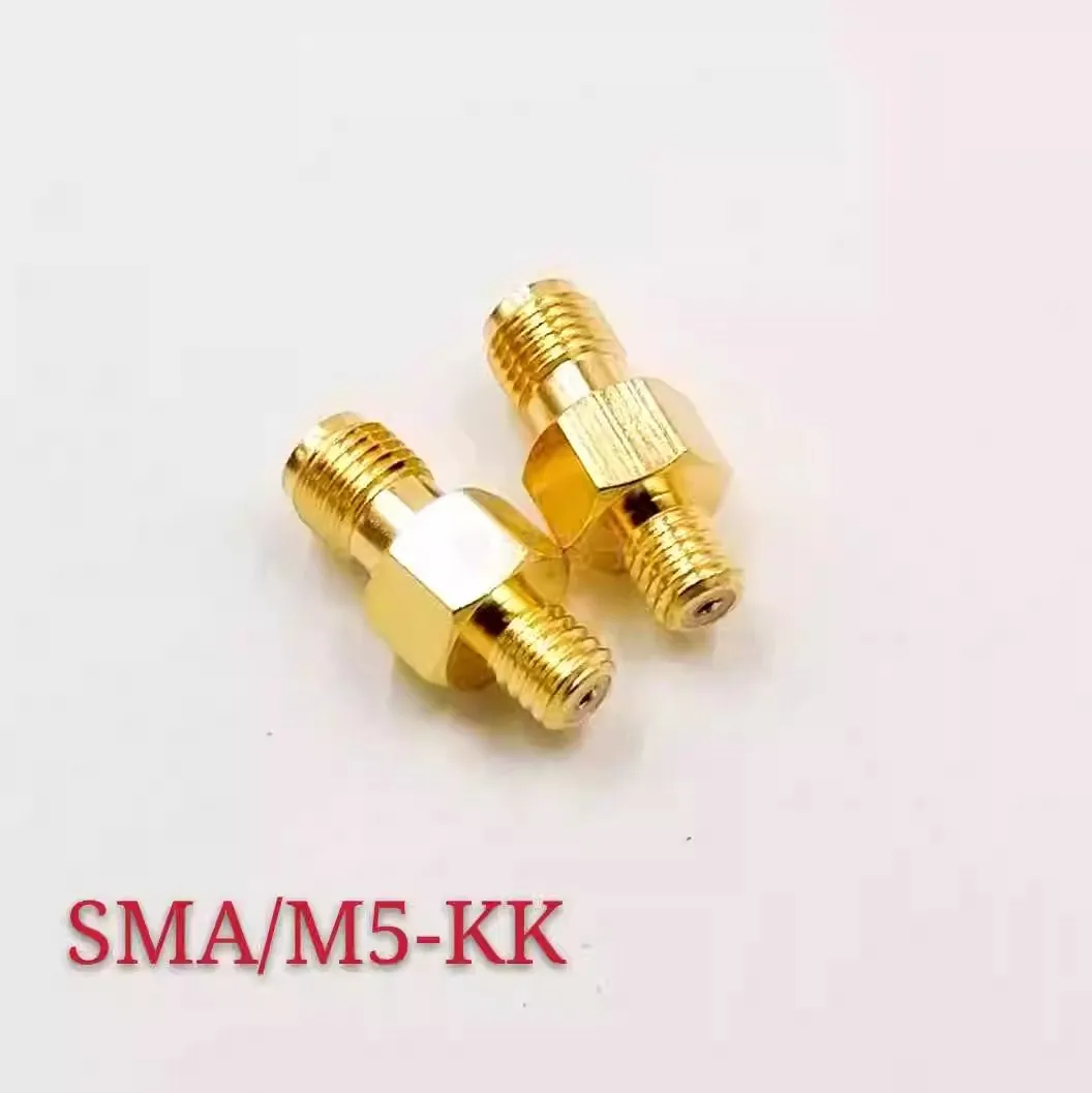 20pcs SMA to M5-KK dual female head, ultrasonic flaw detector sensor SMA/L5 dual-pass connector
20pcs SMA to M5-KK dual female head, ultrasonic flaw detector sensor SMA/L5 dual-pass connector
