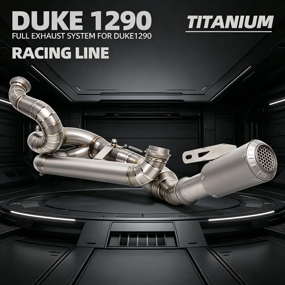 Motorcycle Exhaust Full System Kit Racing Manifold Front Line Connect Escape Muffler For 1290/1390 Super Duke R/EVO 2020-2024
Motorcycle Exhaust Full System Kit Racing Manifold Front Line Connect Escape Muffler For 1290/1390 Super Duke R/EVO 2020-2024
