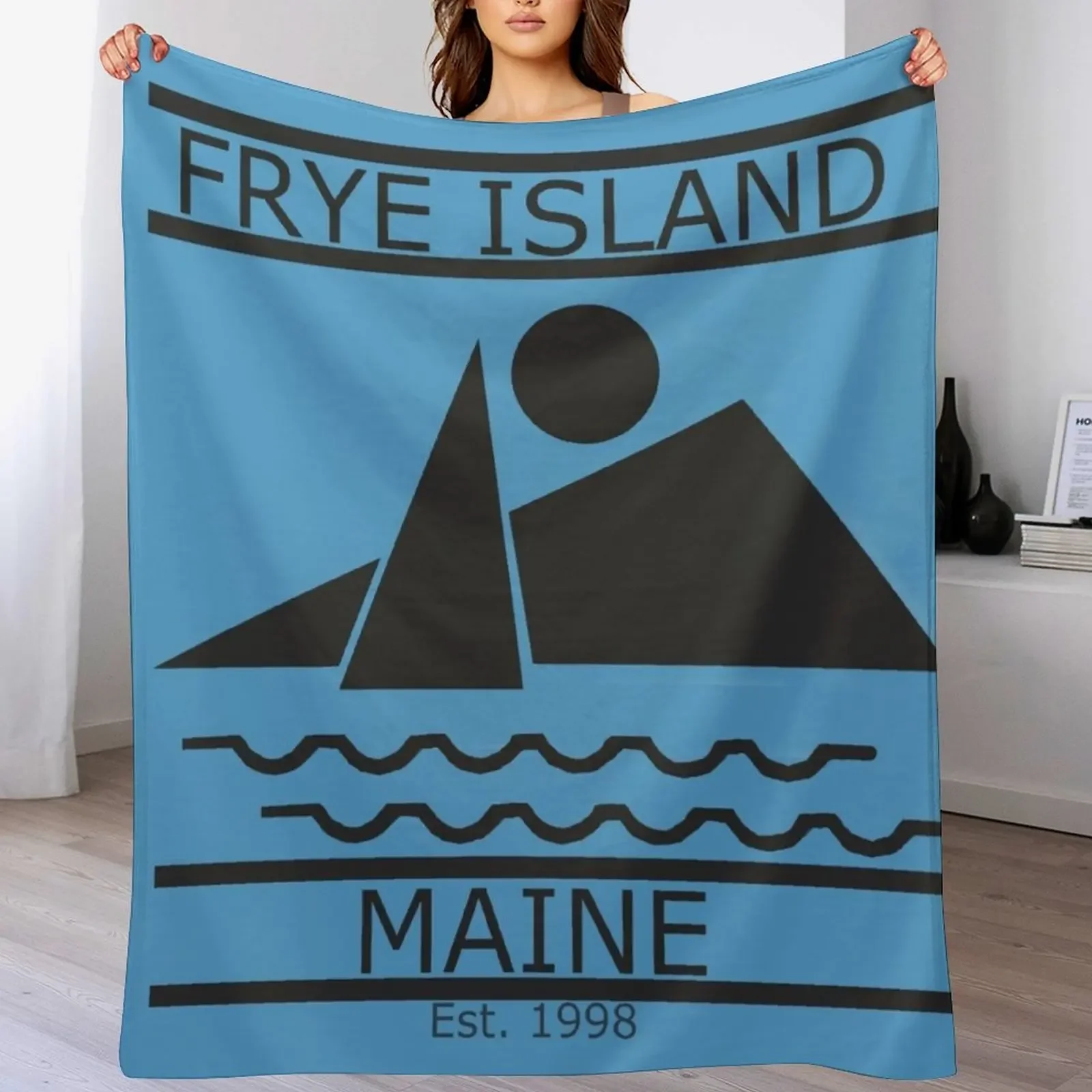 Frye Island, Maine logo Throw Blanket Warm Cozy Throw Blanket for Living Room Couch
Frye Island, Maine logo Throw Blanket Warm Cozy Throw Blanket for Living Room Couch