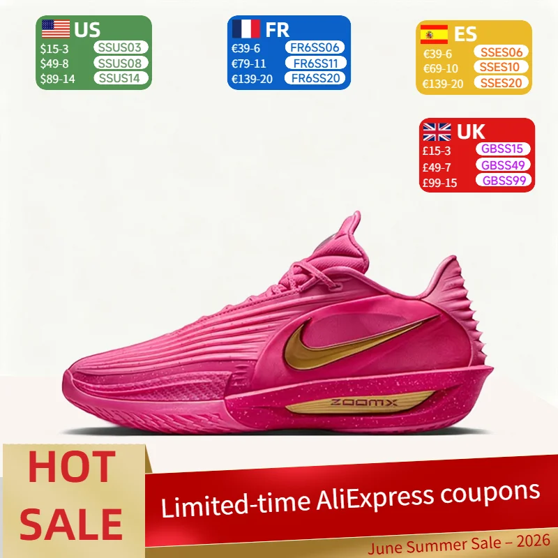 Nike GT Cut 3 Turbo: Minimalist, Supportive, Stylish, and Versatile Low-Top Basketball Shoes for Men in Pink IM9441-600
Nike GT Cut 3 Turbo: Minimalist, Supportive, Stylish, and Versatile Low-Top Basketball Shoes for Men in Pink IM9441-600