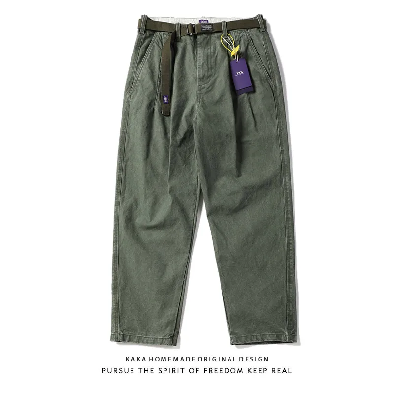 Thickened Heavyweight Autumn Winter Bamboo Cotton Casual Pants Loose Micro Cone Workwear Red Rope Casual Loose Fit Men's Pants
Thickened Heavyweight Autumn Winter Bamboo Cotton Casual Pants Loose Micro Cone Workwear Red Rope Casual Loose Fit Men's Pants