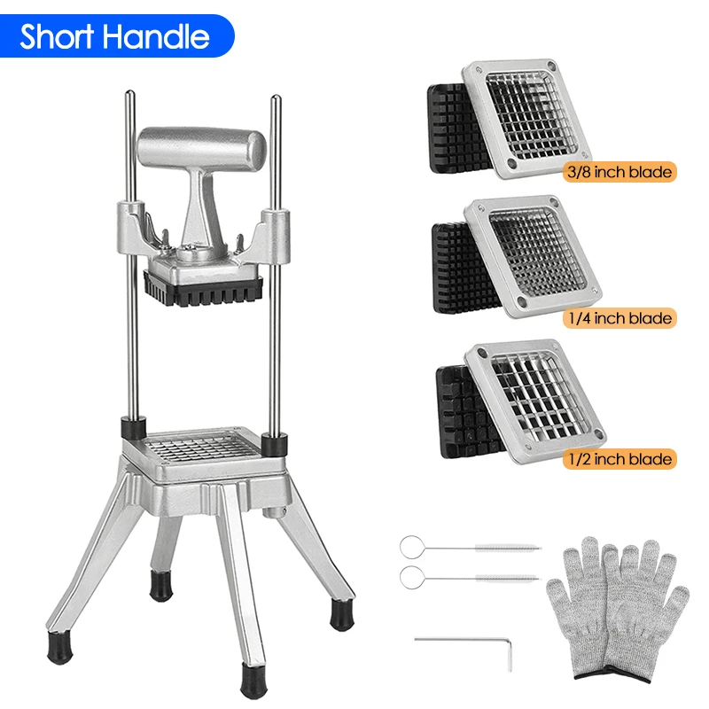 1/4,3/8,1/2 Inch Manual Fruit Vegetable Dicer Cutter Commercial Food Cutter Stainless Steel Slicer for Home Restaurant Kitchen
1/4,3/8,1/2 Inch Manual Fruit Vegetable Dicer Cutter Commercial Food Cutter Stainless Steel Slicer for Home Restaurant Kitchen