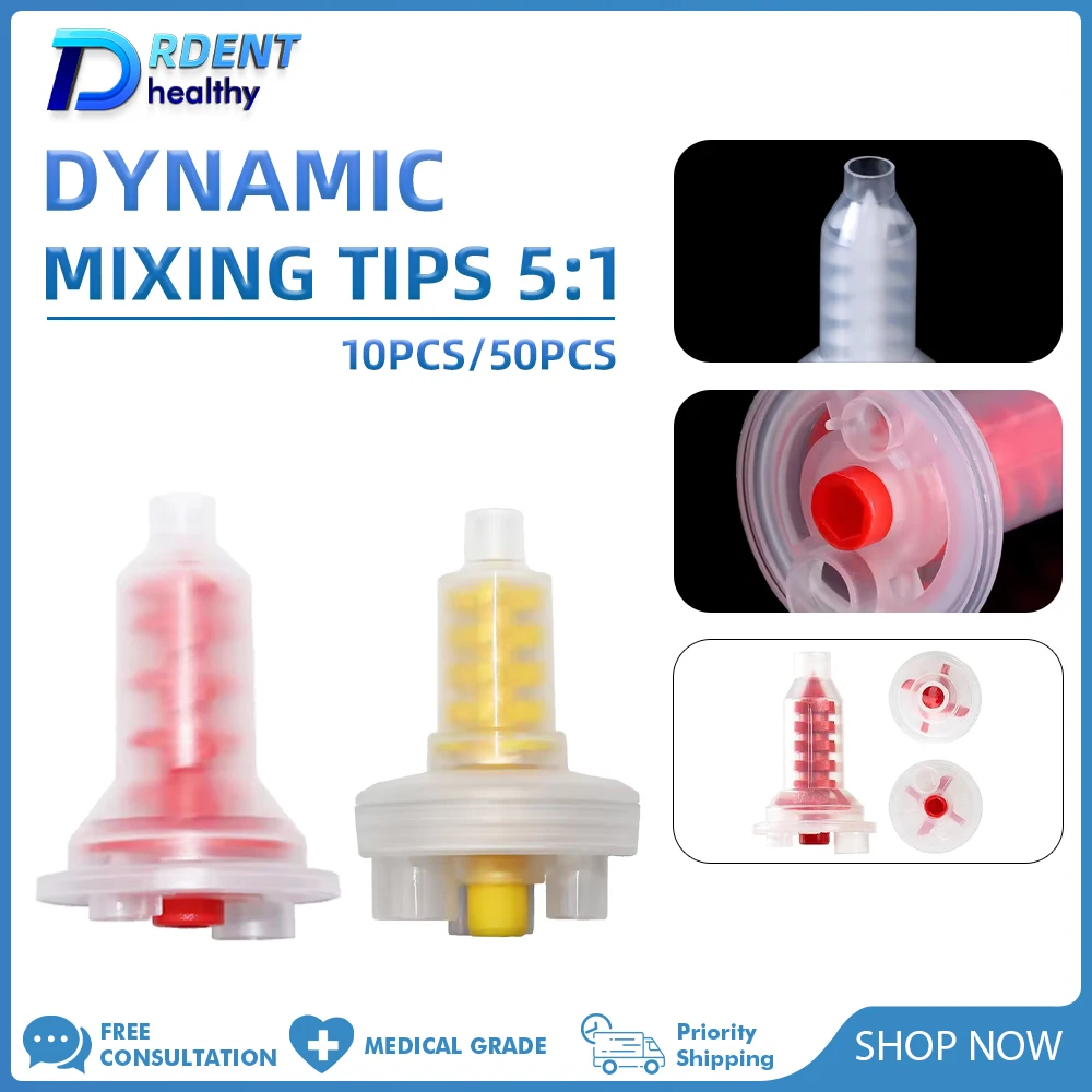 Стоматологические динамические смесительные насадки, оттискный материал, 5:1 красная силиконовая резина, смесительная машина Pentamix, стоматологические материалы
Стоматологические динамические смесительные насадки, оттискный материал, 5:1 красная силиконовая резина, смесительная машина Pentamix, стоматологические материалы