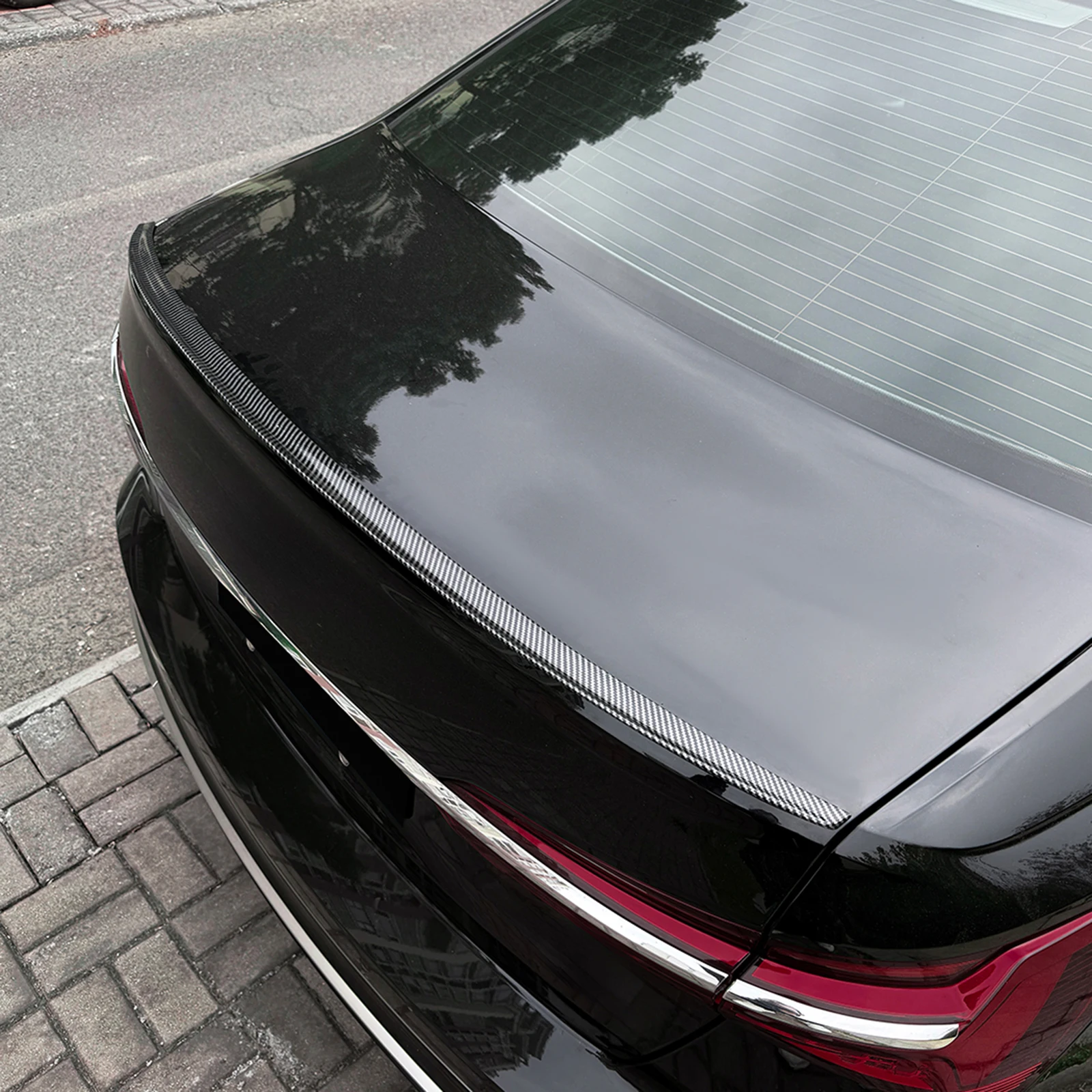 For Audi A6 C8 2018-2025 Sedan 4 Door Rear Trunk Lid Spoiler Wing Lip Carbon Fiber Look/Gloss Black Car Tail Tailgate Splitter
For Audi A6 C8 2018-2025 Sedan 4 Door Rear Trunk Lid Spoiler Wing Lip Carbon Fiber Look/Gloss Black Car Tail Tailgate Splitter