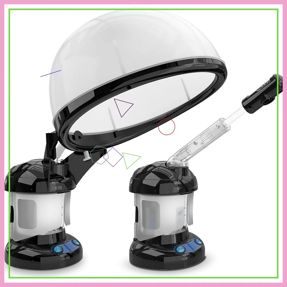 2 in 1 Hair Steamer with Ozone Facial Steamer, Home & Salon Personal Care
2 in 1 Hair Steamer with Ozone Facial Steamer, Home & Salon Personal Care