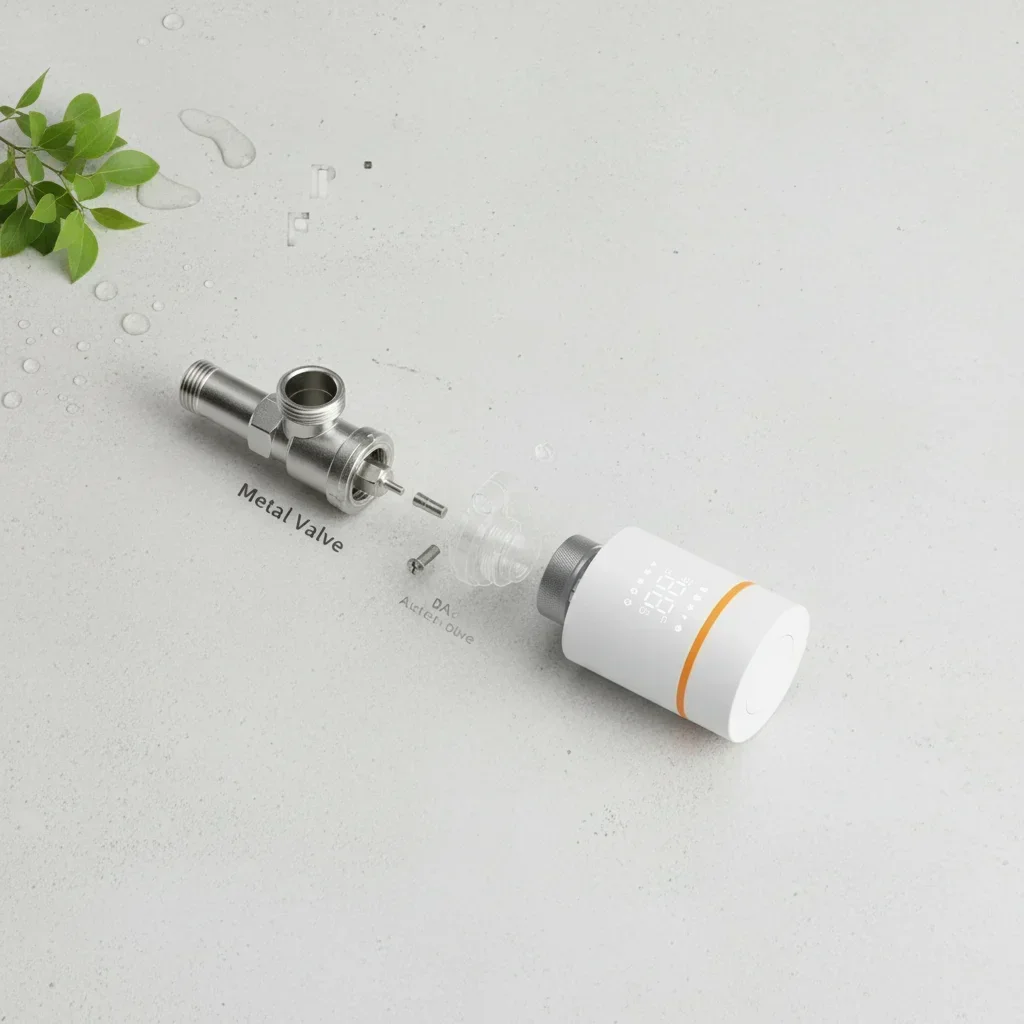 Умный термостатический клапан радиатора для Wi-Fi Zigbee TRV с голосовым управлением и программируемым запланированием M30x1,5 мм, разъем
Умный термостатический клапан радиатора для Wi-Fi Zigbee TRV с голосовым управлением и программируемым запланированием M30x1,5 мм, разъем