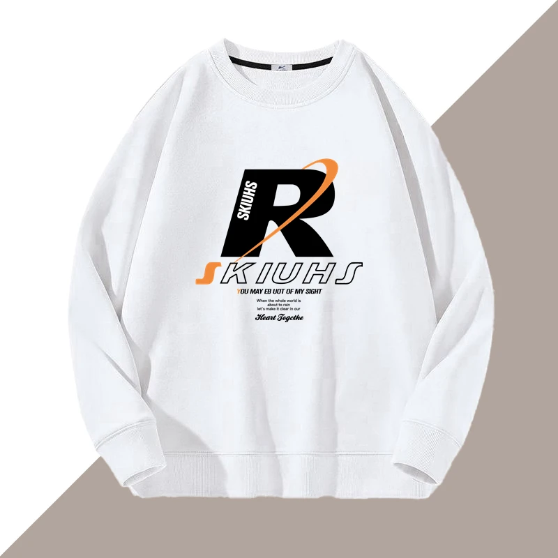 Мужская свободная футболка с длинным рукавом и круглым вырезом, повседневная, весенне-осенняя, плотная, в американском стиле, модный бренд, базовая модель для молодежи
Мужская свободная футболка с длинным рукавом и круглым вырезом, повседневная, весенне-осенняя, плотная, в американском стиле, модный бренд, базовая модель для молодежи