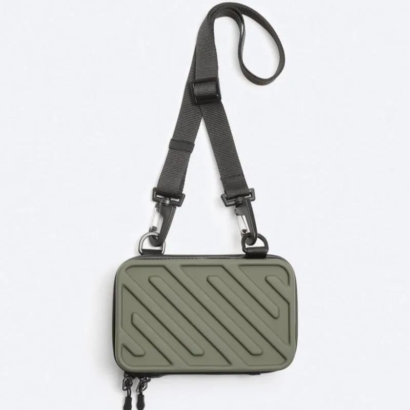 2026 New Men's Hard Box Crossbody Bag, Black Fashion Small Square Bag, Casual Versatile Shoulder Bag for Daily Trave
2026 New Men's Hard Box Crossbody Bag, Black Fashion Small Square Bag, Casual Versatile Shoulder Bag for Daily Trave
