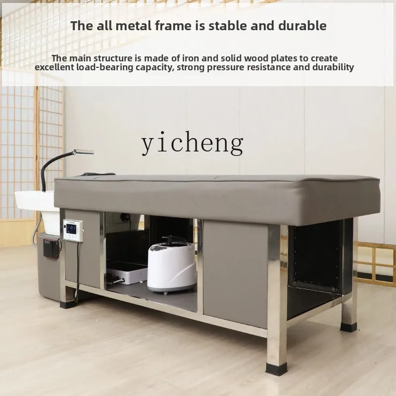 Water Circulation Head Therapy Shampoo Bed Beauty Salon Steaming Ear Cleaning Hair Salon Bed
Water Circulation Head Therapy Shampoo Bed Beauty Salon Steaming Ear Cleaning Hair Salon Bed