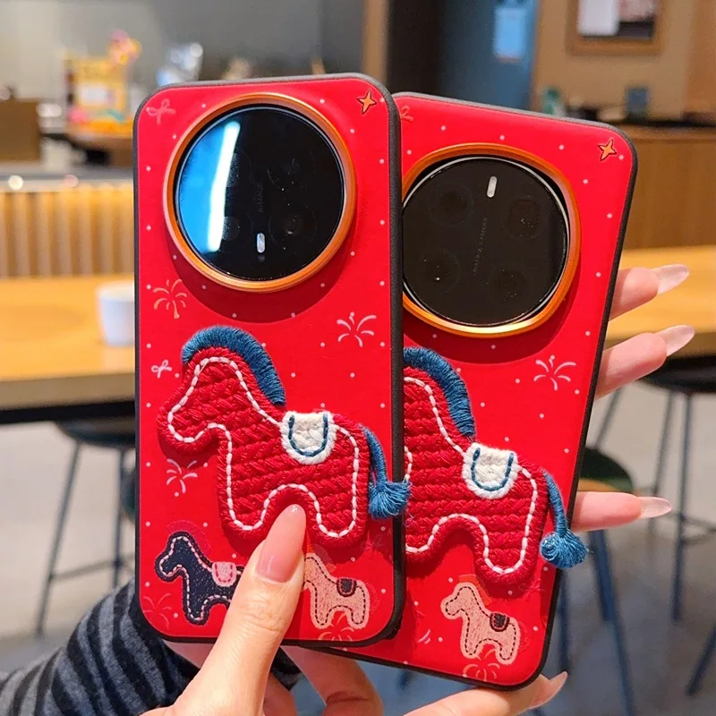 Festive Simple Red Phone Case for Honor Magic8 Pro Air/Magic7 6 Pro wih Back Embroidered Pony
Festive Simple Red Phone Case for Honor Magic8 Pro Air/Magic7 6 Pro wih Back Embroidered Pony