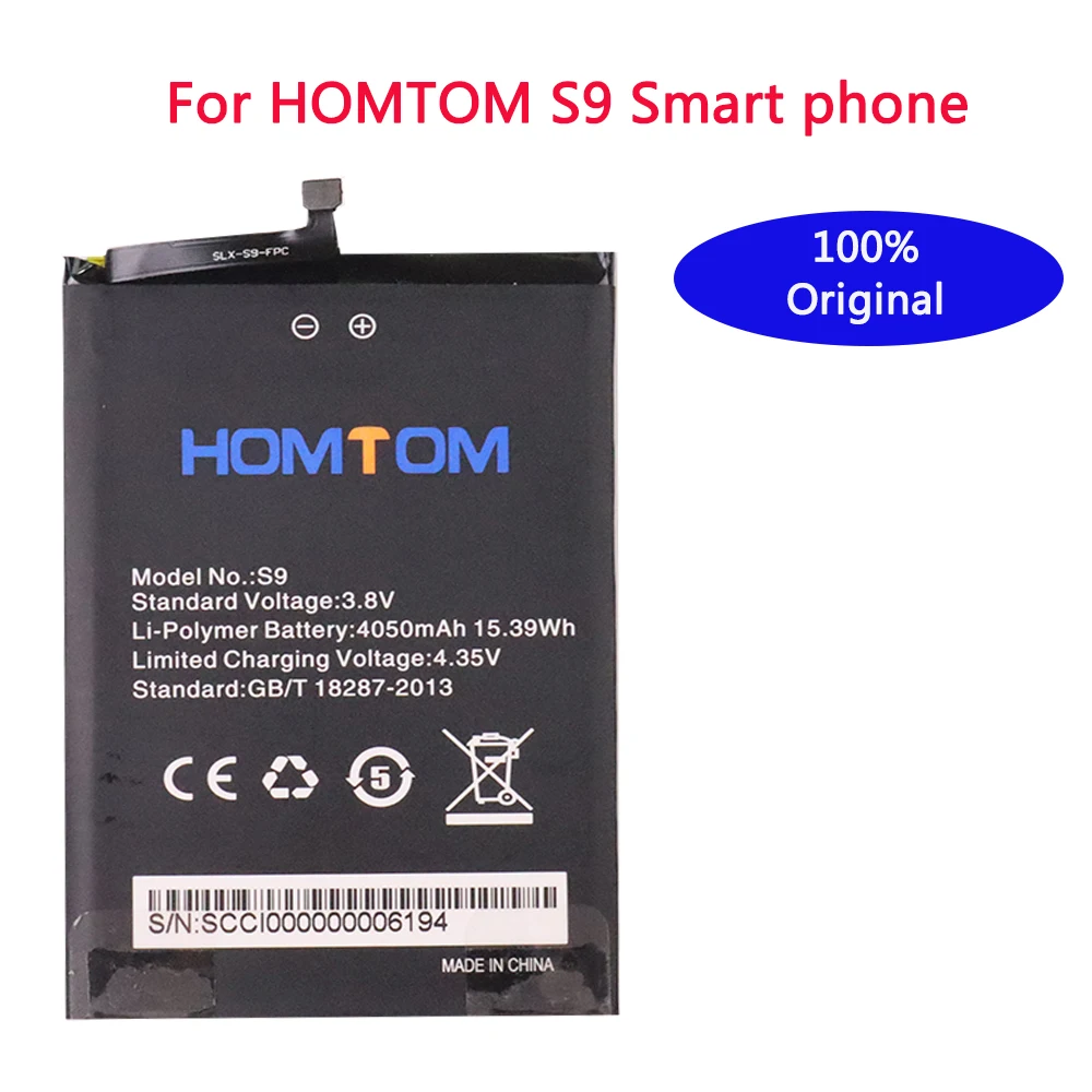 100% New Original Homtom S9 Phone Battery For HOMTOM S9 SmartPhone 4050mAh
100% New Original Homtom S9 Phone Battery For HOMTOM S9 SmartPhone 4050mAh