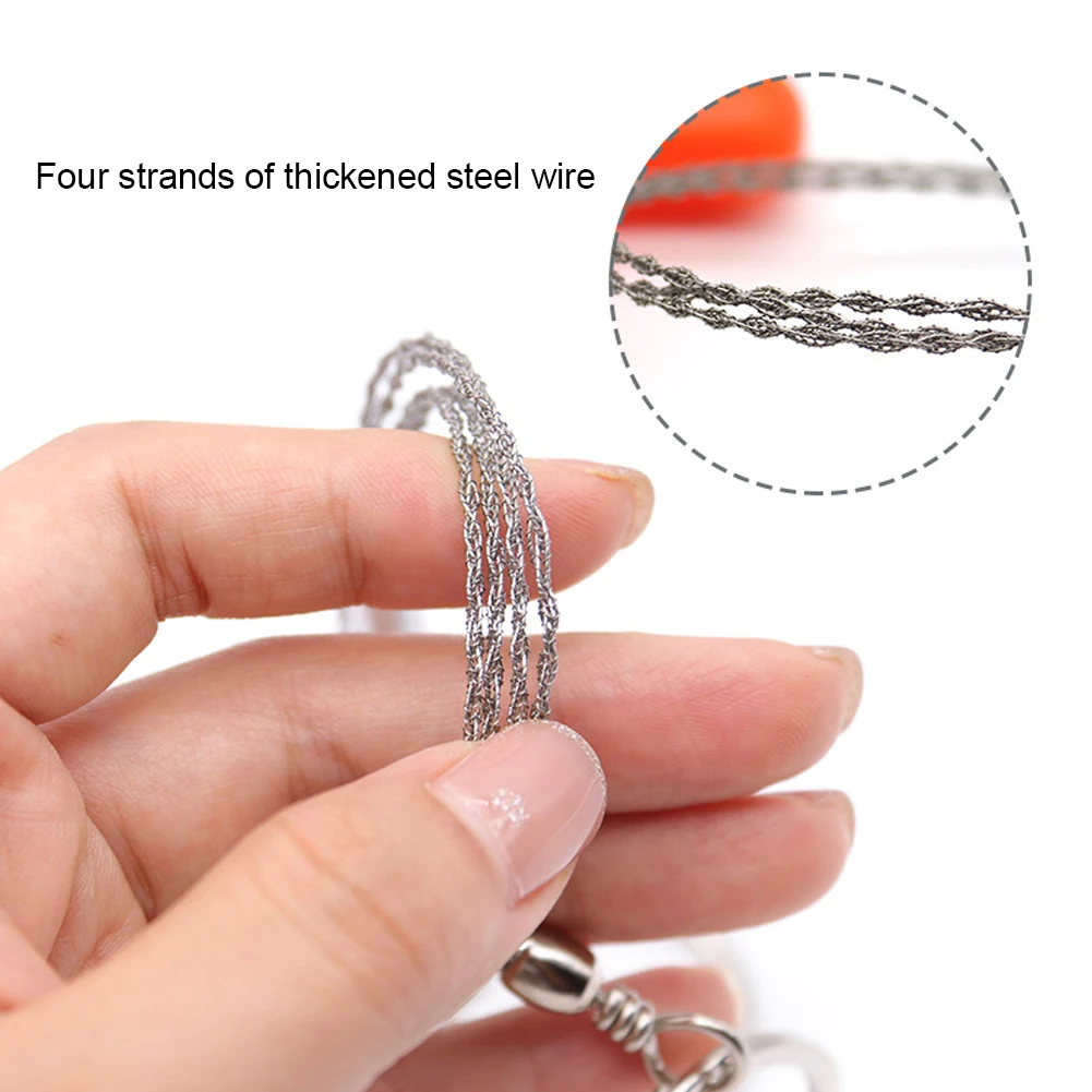 70CM Manual Steel Rope Chain Saw with Finger Handle Steel Wire Saw Manual Cutting Chain Saw for Practical Survival Gear
70CM Manual Steel Rope Chain Saw with Finger Handle Steel Wire Saw Manual Cutting Chain Saw for Practical Survival Gear