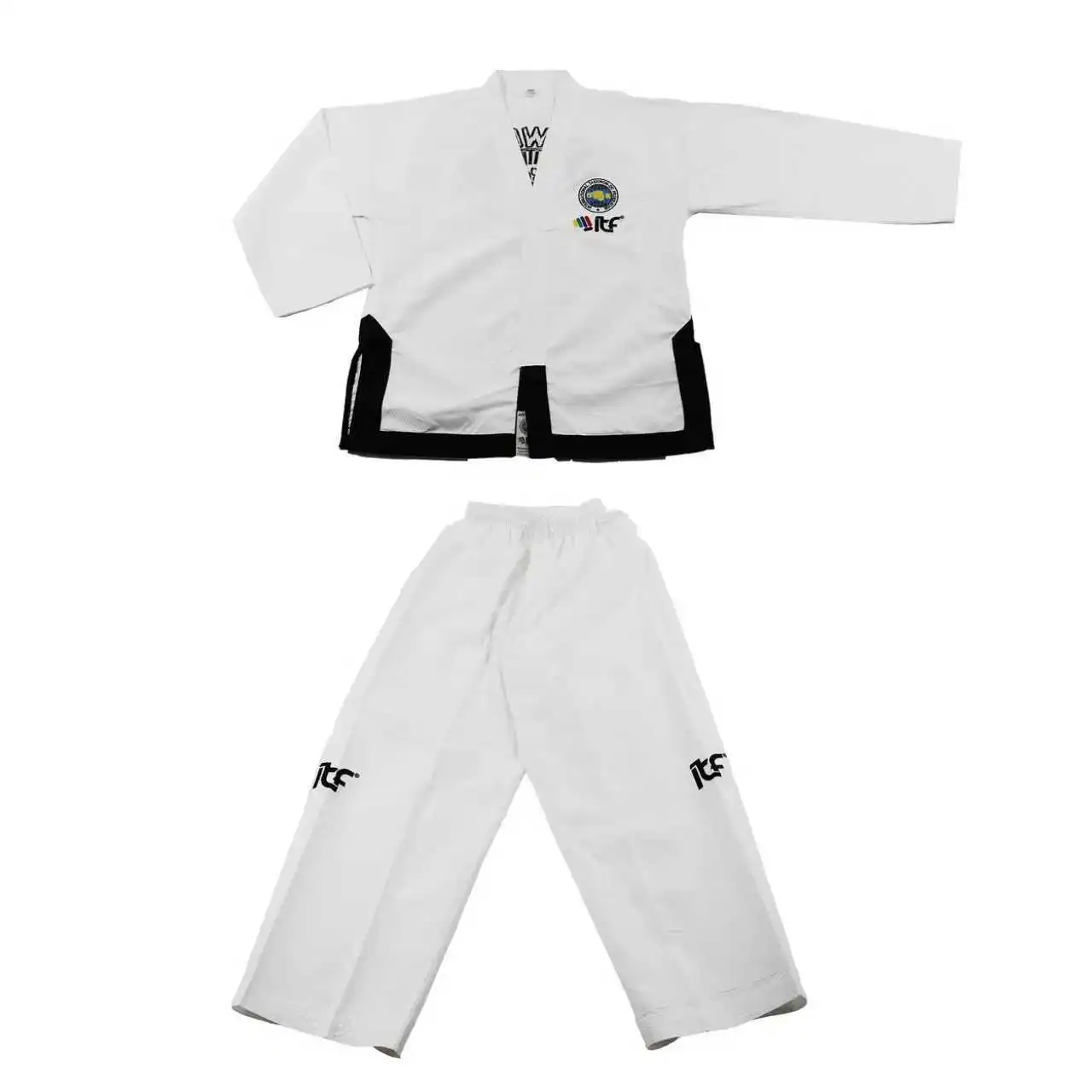 Men Women TKD Assistant Instructor Uniform Pro Martial Arts Training Dobok Taekwondo Master Uniform Teacher's Suit Comfortable
Men Women TKD Assistant Instructor Uniform Pro Martial Arts Training Dobok Taekwondo Master Uniform Teacher's Suit Comfortable