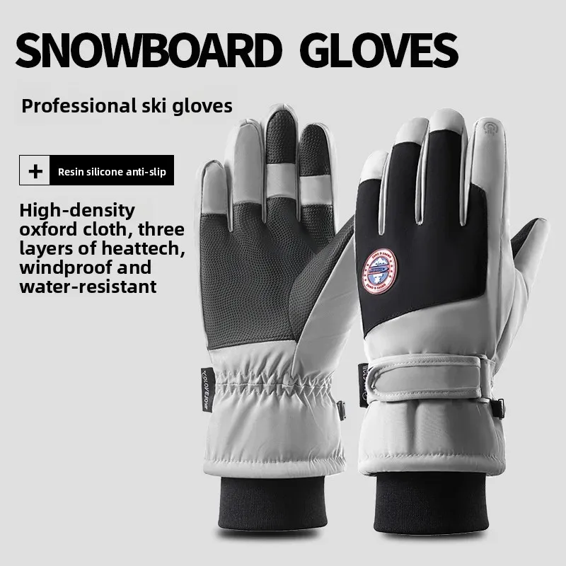 Ski gloves for women for winter outdoor activities, cycling, water-resistant, warm and comfortable, touchscreen
Ski gloves for women for winter outdoor activities, cycling, water-resistant, warm and comfortable, touchscreen