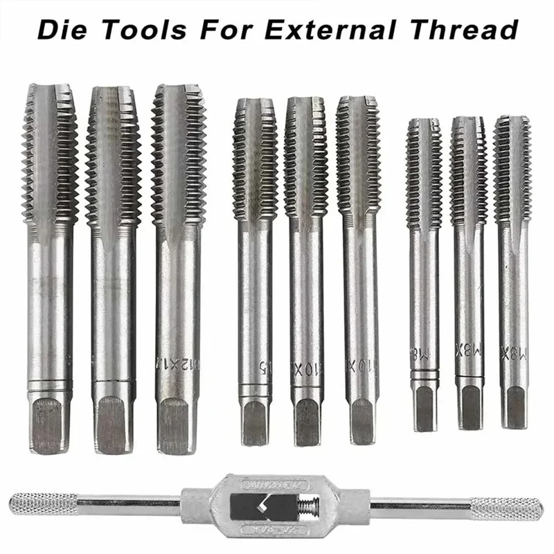 ABKP-Taper Plug Thread Wrench Nut Bolt Screw Repair Tools Kit 32Pcs/Set Metric Tap Die Set M3-M12 M3 M4 M5 M6 M8 M10 M12
ABKP-Taper Plug Thread Wrench Nut Bolt Screw Repair Tools Kit 32Pcs/Set Metric Tap Die Set M3-M12 M3 M4 M5 M6 M8 M10 M12