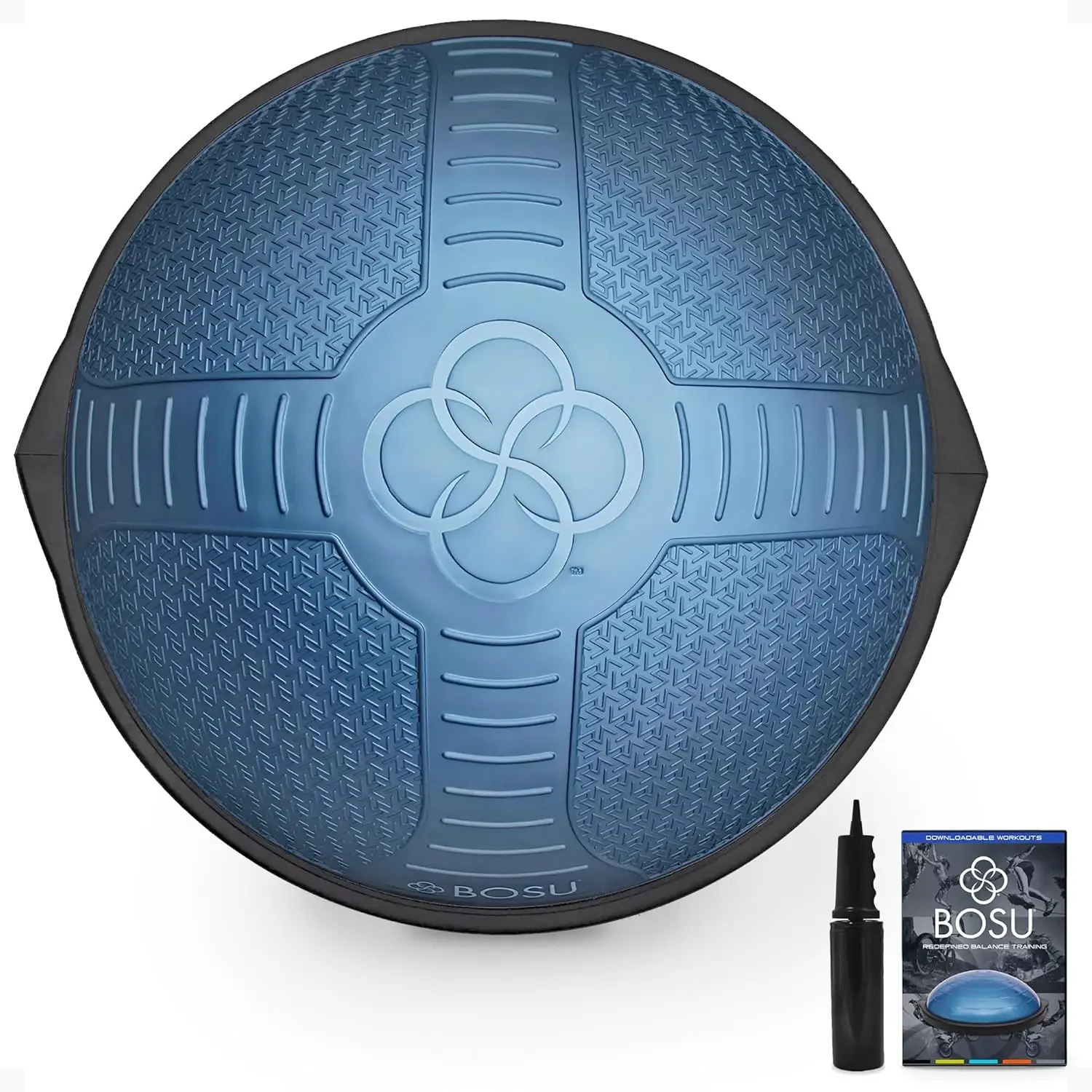 65cm Half-Ball Balance Trainer with Non-Slip Base, 300lb Capacity, Includes Hand Pump for Stability Exercise
65cm Half-Ball Balance Trainer with Non-Slip Base, 300lb Capacity, Includes Hand Pump for Stability Exercise
