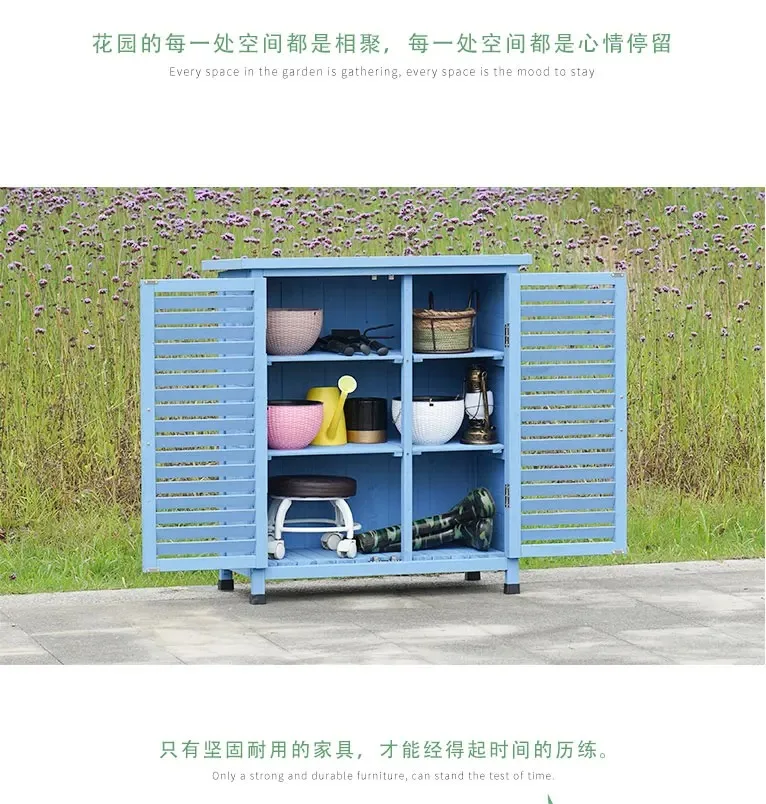 Outdoor tool storage cabinet Waterproof and sunscreen Courtyard locker Glove box Household multi-layer shoe cabinet Solid wood c
Outdoor tool storage cabinet Waterproof and sunscreen Courtyard locker Glove box Household multi-layer shoe cabinet Solid wood c