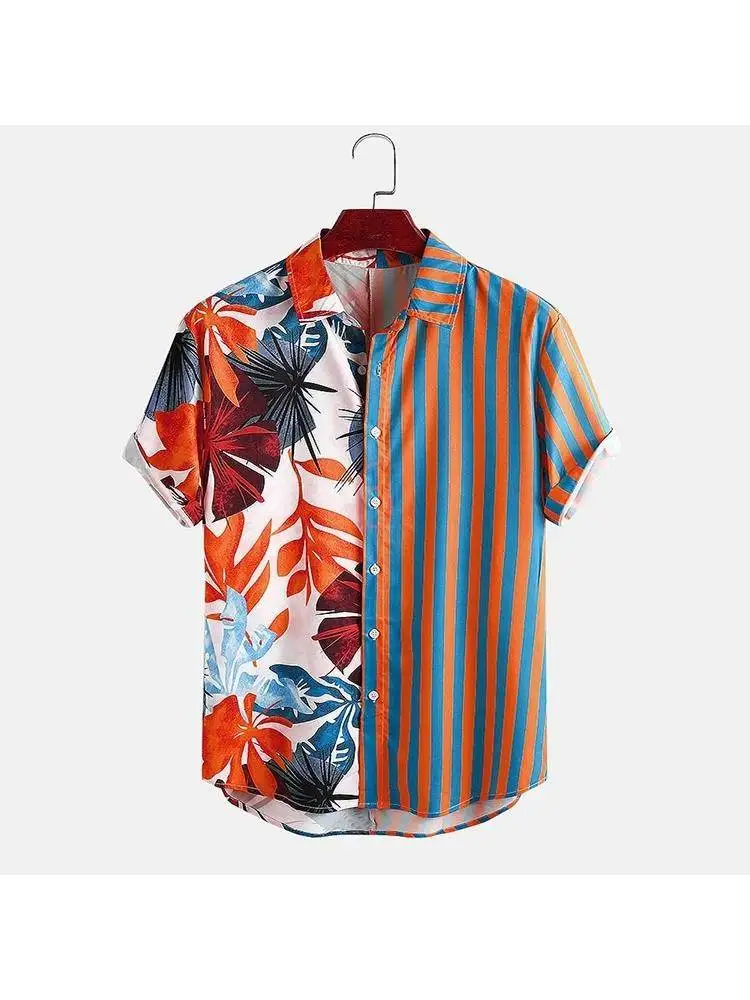 3XL Striped Print Contrast ort Sve Hawaiian irt Ultra Slim Fit Ice Sensation Casual Sle Summer Youth Faion Tourist...
3XL Striped Print Contrast ort Sve Hawaiian irt Ultra Slim Fit Ice Sensation Casual Sle Summer Youth Faion Tourist...