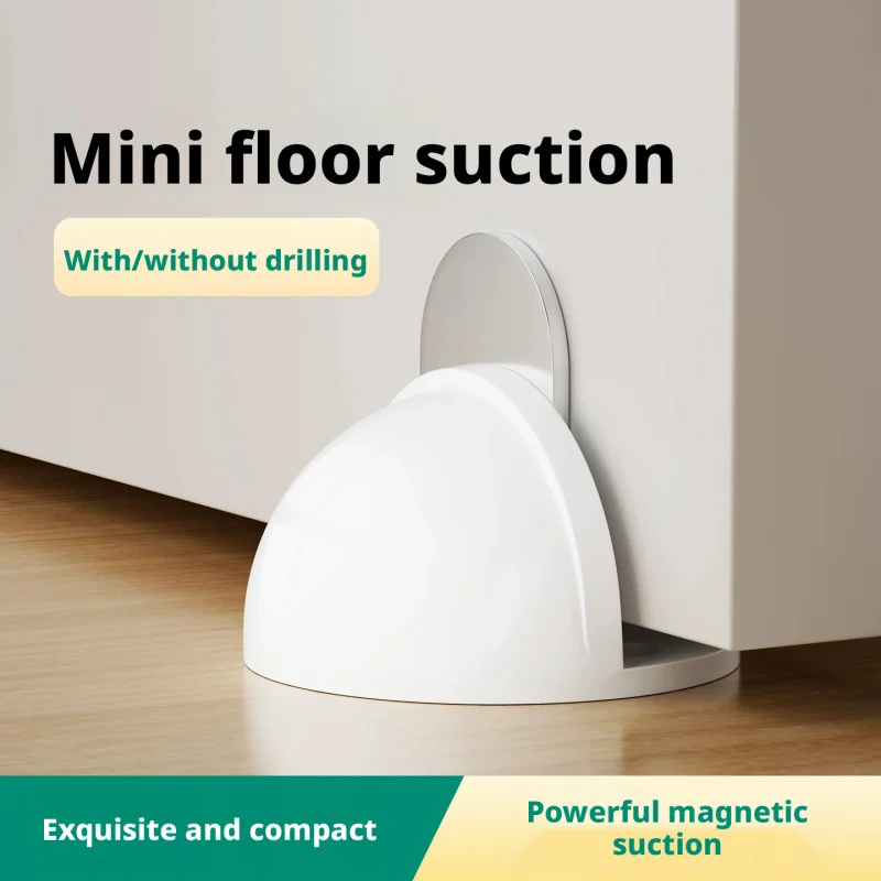 No-Drill Magnetic Door Stopper: Silicone Anti-Collision Buffer for Glass & Bedroom Doors - Windproof Floor Mount
No-Drill Magnetic Door Stopper: Silicone Anti-Collision Buffer for Glass & Bedroom Doors - Windproof Floor Mount