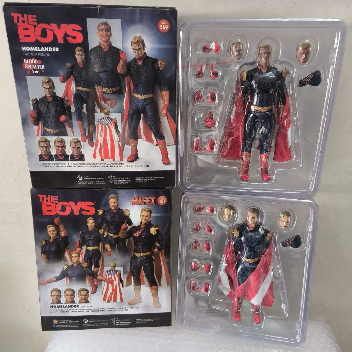 New Domestic Black Robe Patrol Homelander Worn Battle Damaged Version Collectible Action Figure Toy for Display And Play
New Domestic Black Robe Patrol Homelander Worn Battle Damaged Version Collectible Action Figure Toy for Display And Play
