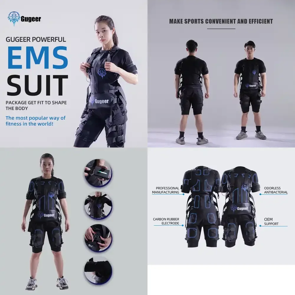 Full Body EMS Training Vest Electrical Muscle Stimulation Fitness & EMS Workout Benefits
Full Body EMS Training Vest Electrical Muscle Stimulation Fitness & EMS Workout Benefits