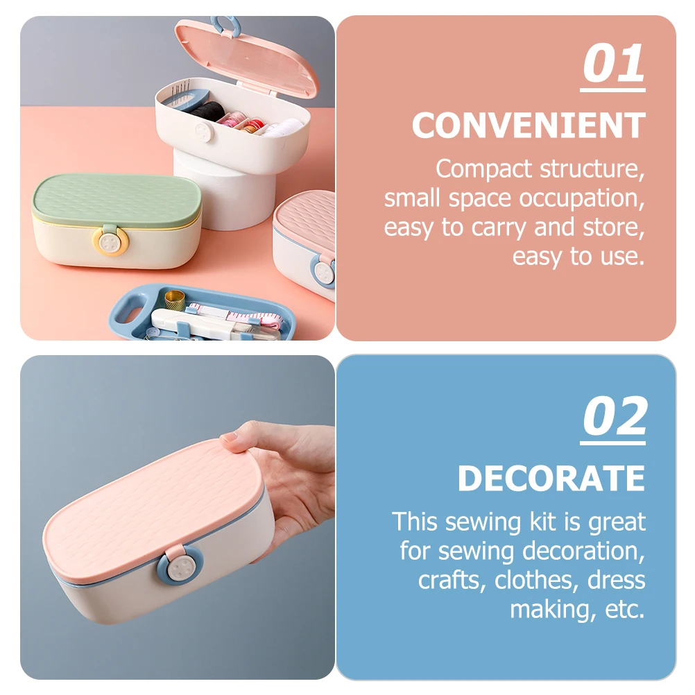 1Set Sewing Thread Tools Storage Case Strong Fixed Interior for All Sewing Accessories Ideal for Travel and Daily Use Compact
1Set Sewing Thread Tools Storage Case Strong Fixed Interior for All Sewing Accessories Ideal for Travel and Daily Use Compact