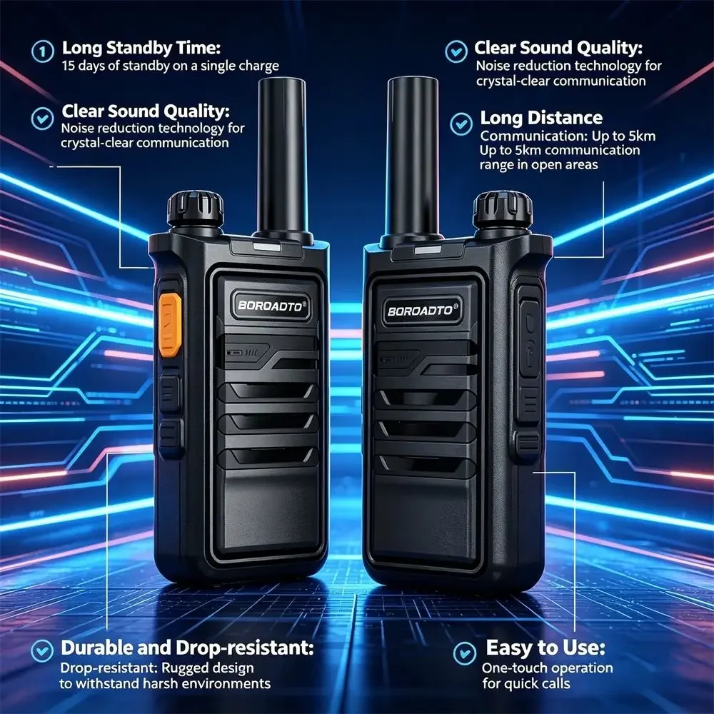 MOTOLOLA Mini Walkie Talkie 2 Pack Ultra Compact Pocket Size One Hand Operation Clear Voice for Retail Event Staff Outdoor
MOTOLOLA Mini Walkie Talkie 2 Pack Ultra Compact Pocket Size One Hand Operation Clear Voice for Retail Event Staff Outdoor