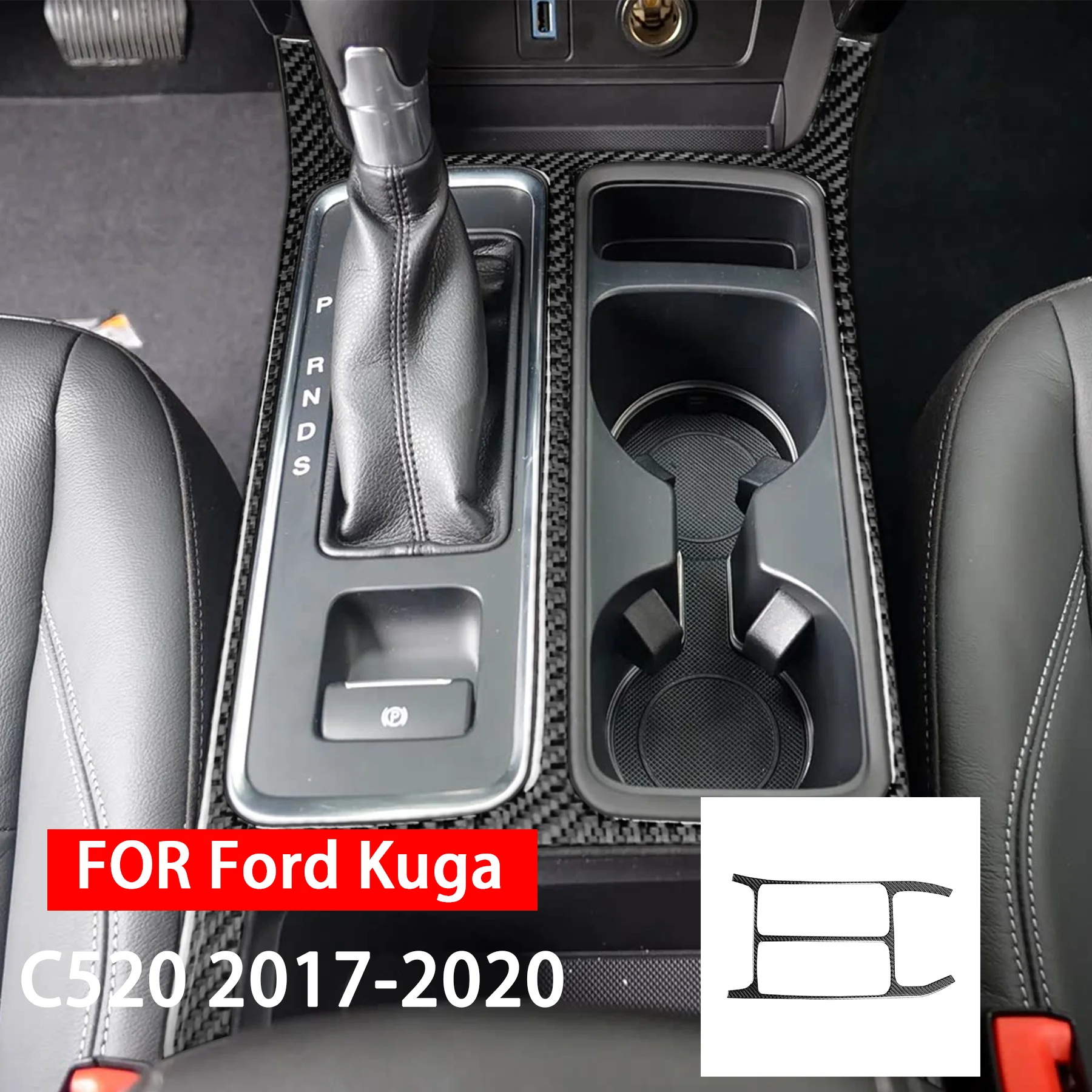 For Ford Kuga C520 2017 2018 2019 2020 Carbon Fiber Central Control Gear Shift Cup Holder Panel Frame Car Accessories Sticker
For Ford Kuga C520 2017 2018 2019 2020 Carbon Fiber Central Control Gear Shift Cup Holder Panel Frame Car Accessories Sticker