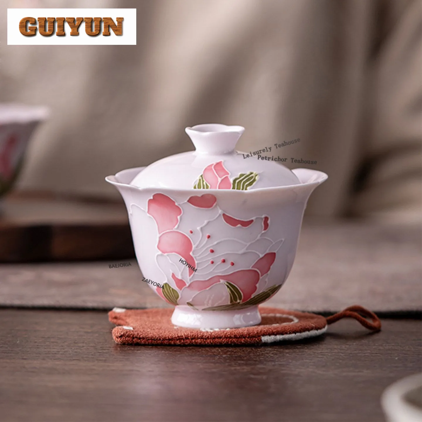 120ml Hand-painted Lily Flower Gaiwan Handmade Tea Tureen Tea Bowl With Lid Kit Tea Maker Cover Bowl Kung Fu Tea Set Decoration
120ml Hand-painted Lily Flower Gaiwan Handmade Tea Tureen Tea Bowl With Lid Kit Tea Maker Cover Bowl Kung Fu Tea Set Decoration